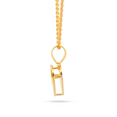 22K Gold Love Heart Pendant